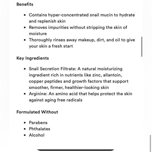 $5🌟 Cosrx Advanced Snail Muchin Gel Cleanser - Picture 5 of 5